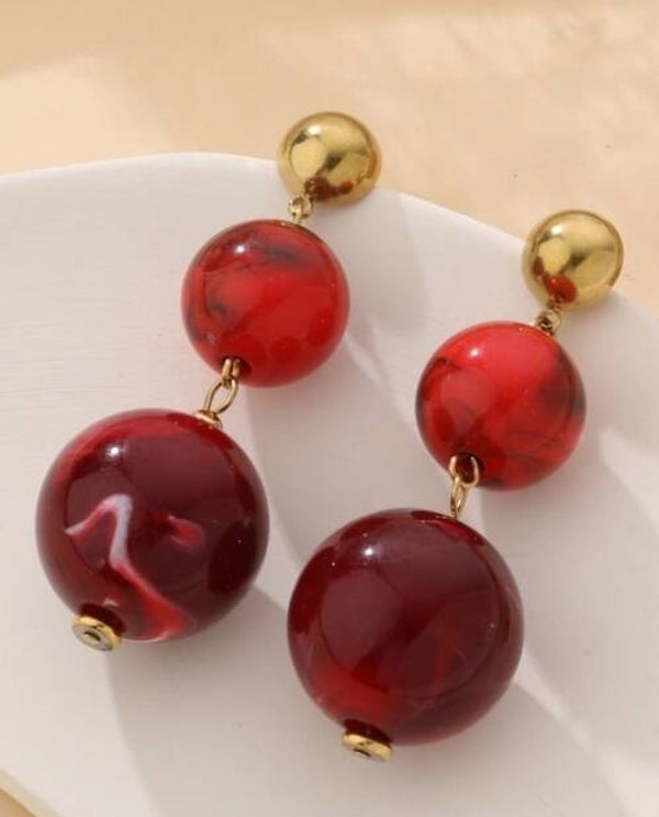 Boucles d'oreilles pendantes Marjorie