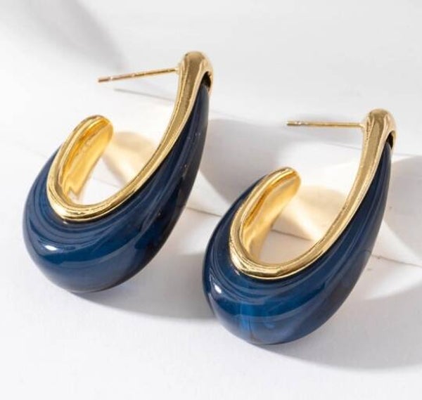 Boucles d'oreilles créoles Rosie