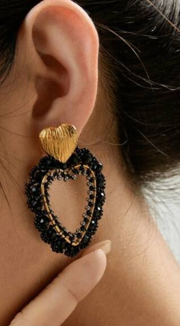 Boucles d'oreilles pendantes Coeurs - Arianna