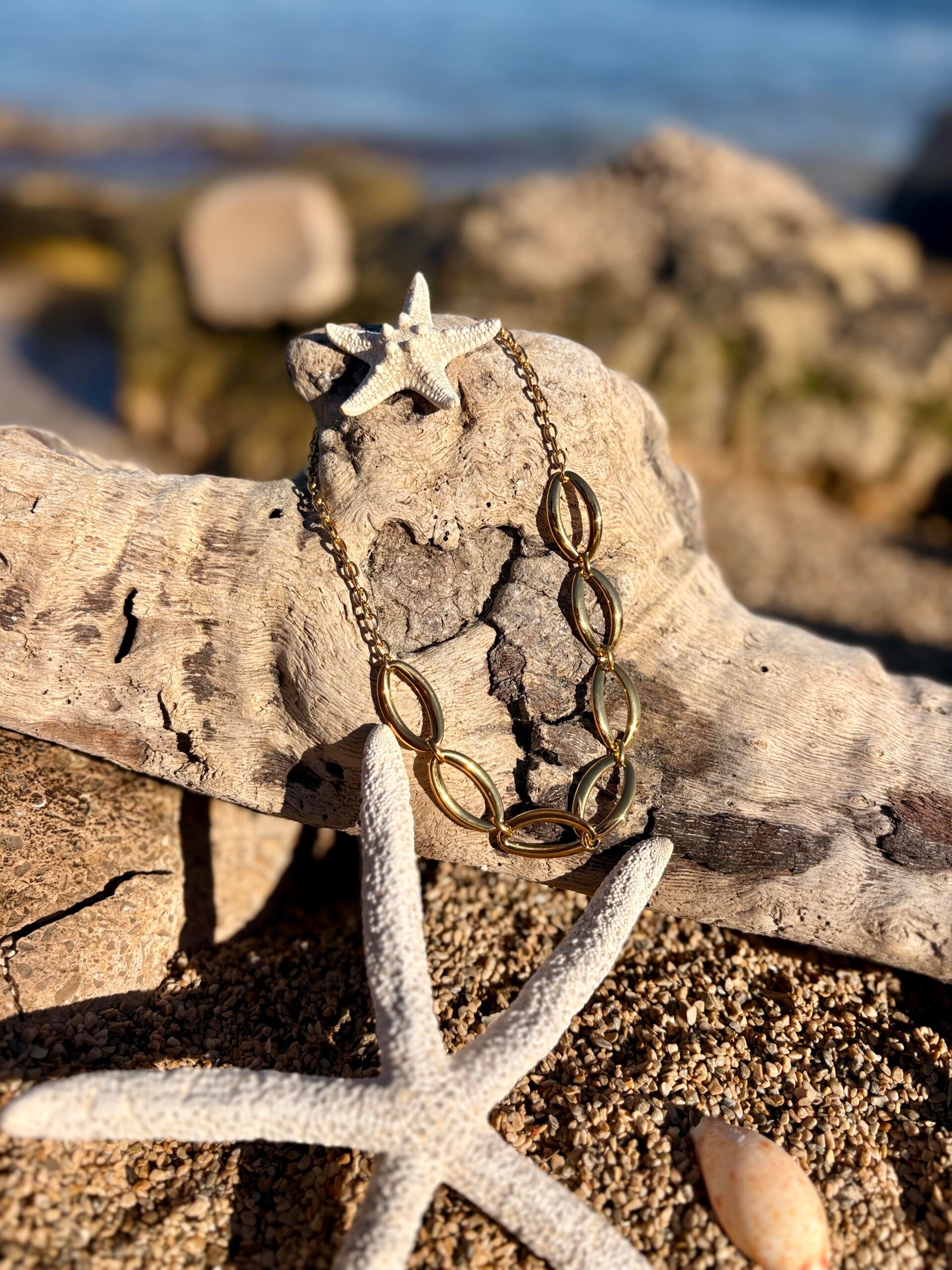 Collier doré
