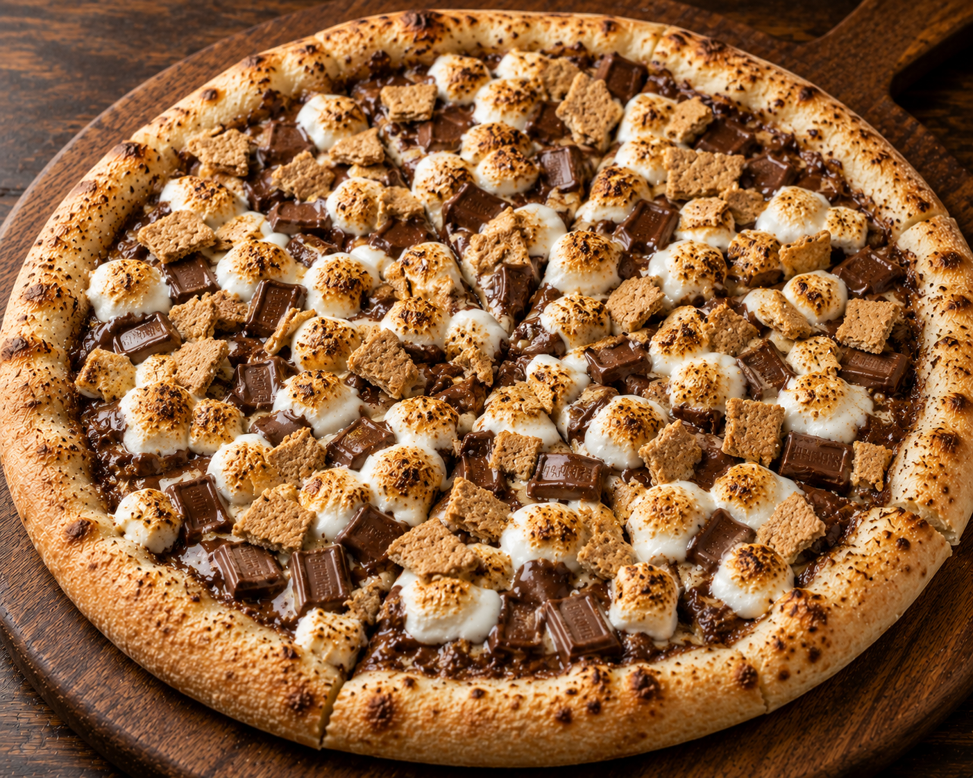 S'mores pizza