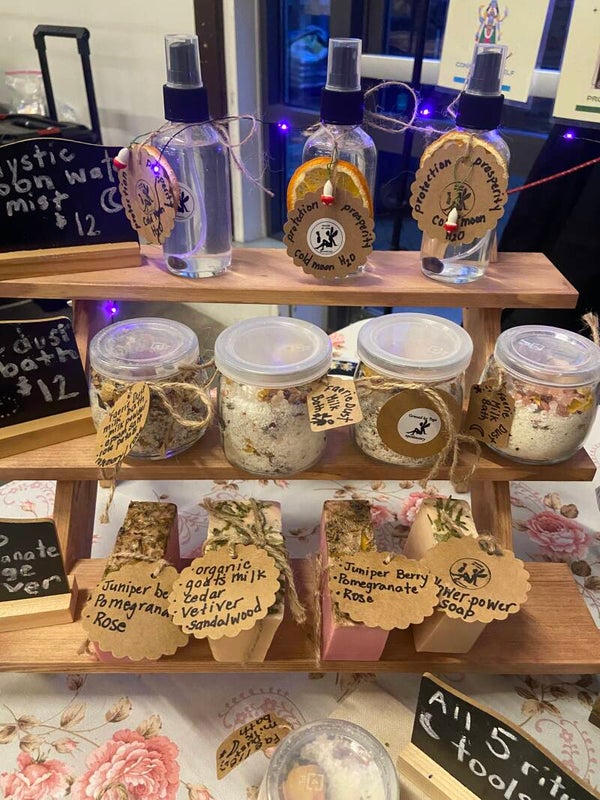 Faerie dust milk bath