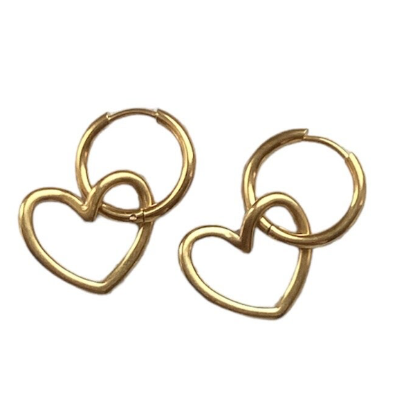 Oorbellen met hartje