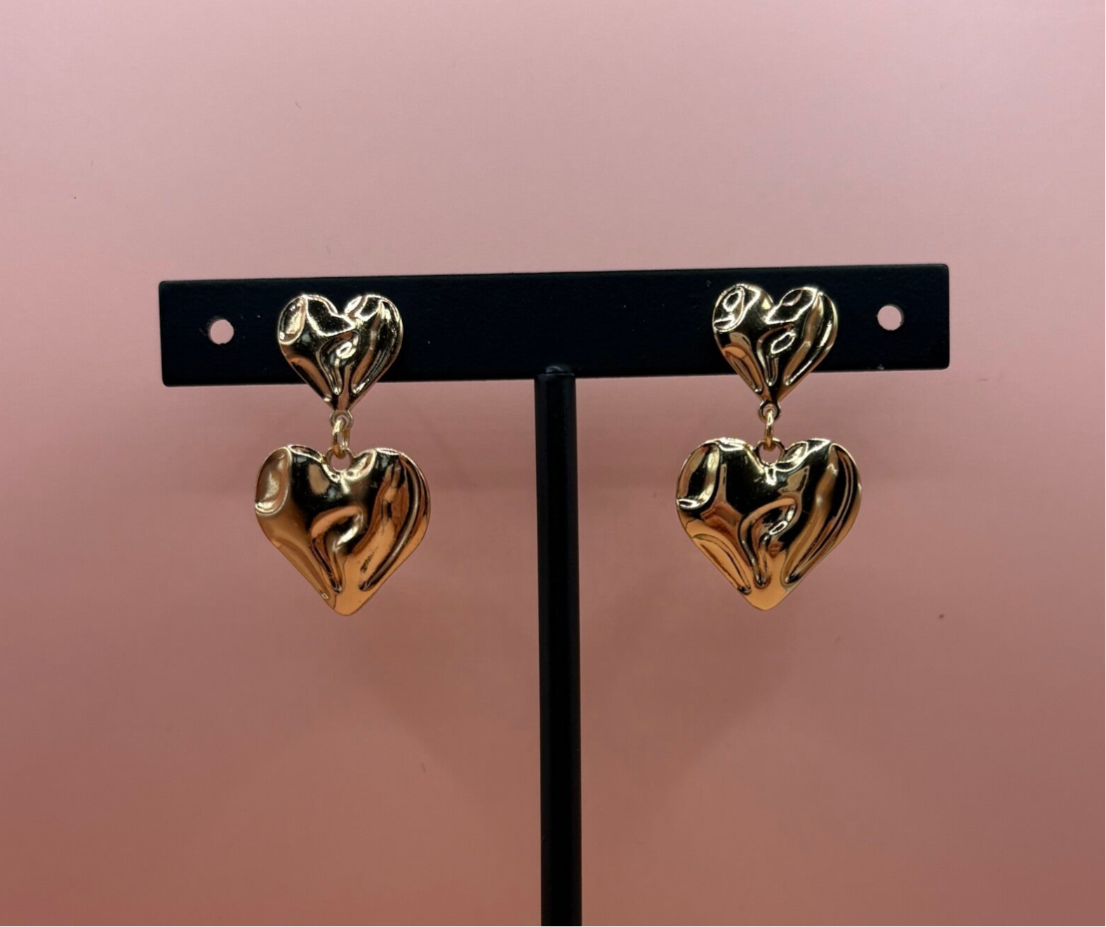 dubbele hartjes hanger