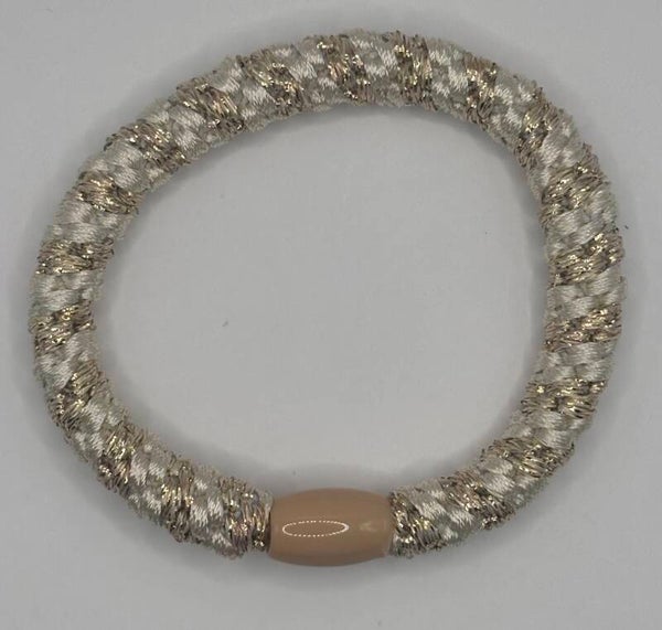 kknekki dupe - beige glitter / crème