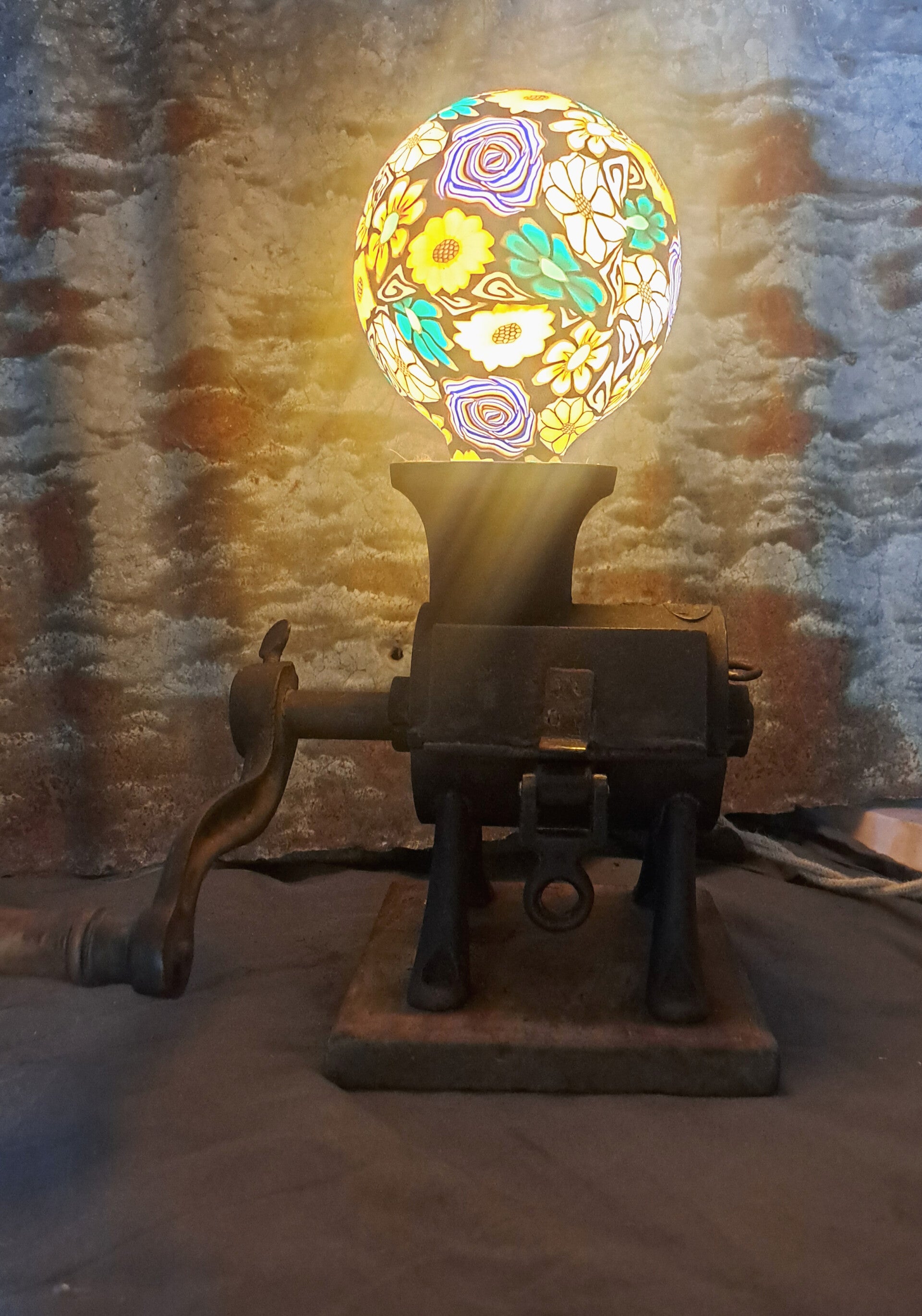 Gedigen lampa