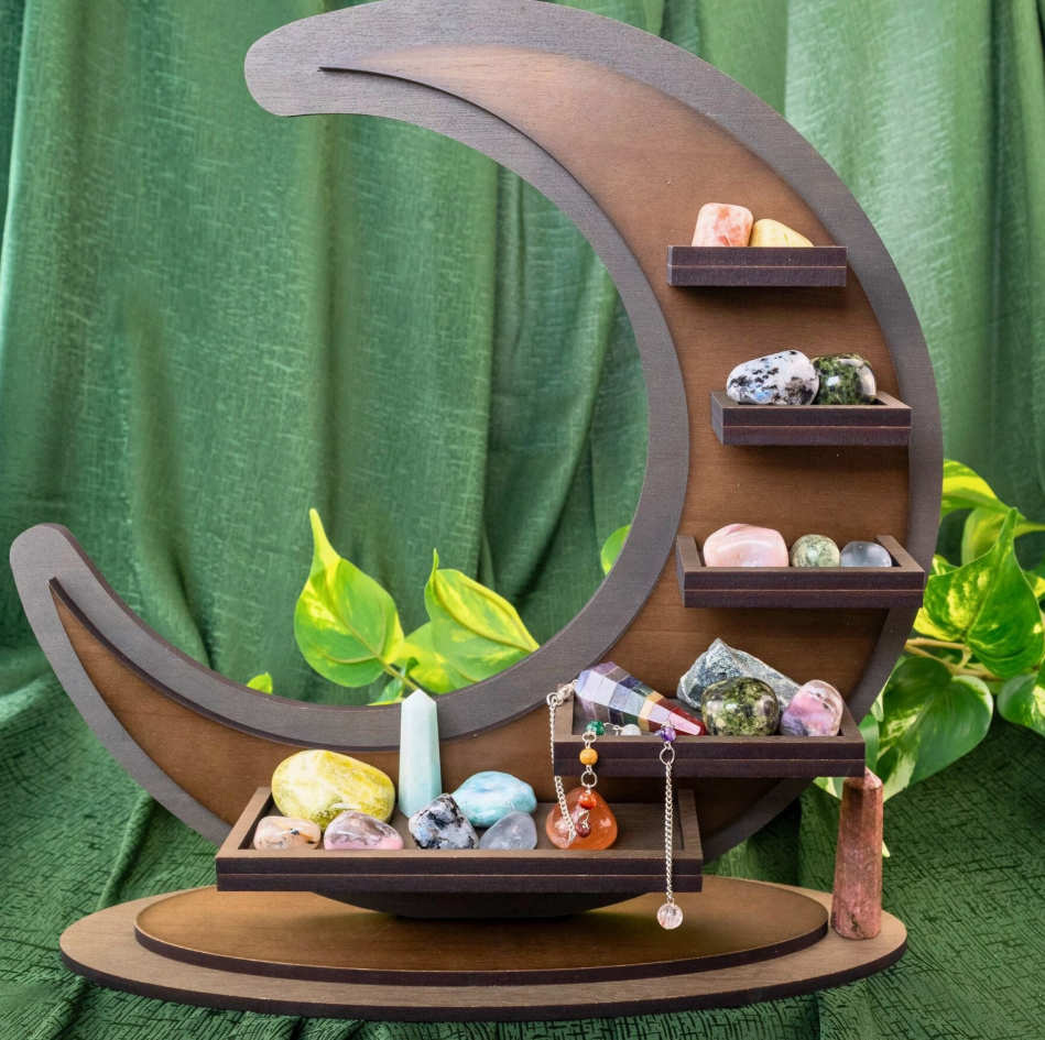 Standing Moon Shelf
