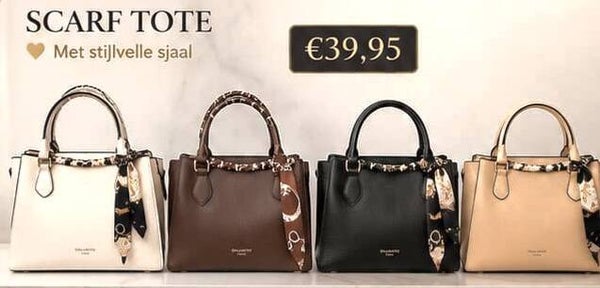 Handtas met Elegant Lint - Exclusieve Collectie.