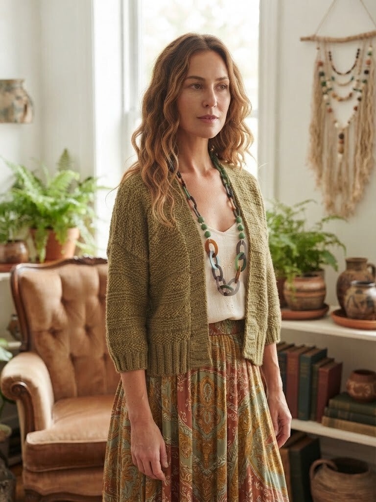 Handgemaakt Vest in Boho-Stijl