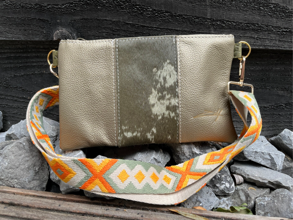 Puglia goudbrons met groen