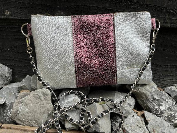 Puglia zilver met roze metallic