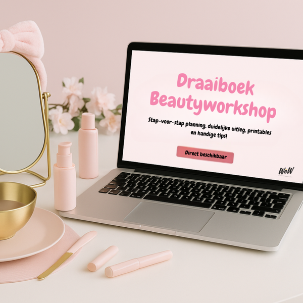 Online Draaiboek Beautyfeestje Organiseren
