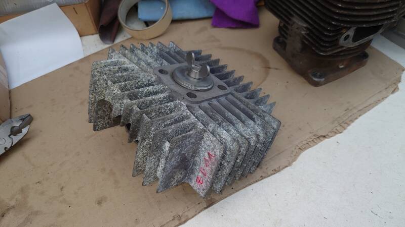 Kreidler Zylinder vorher 2