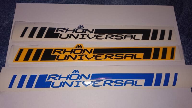 Schriftzug Rhön Universal Oracal 751 hochwertig