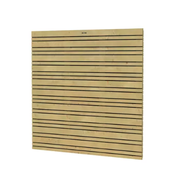 Tuinscherm Hillhout Flux Excellence Scherm 180x180cm Recht Groen Geïmpregneerd