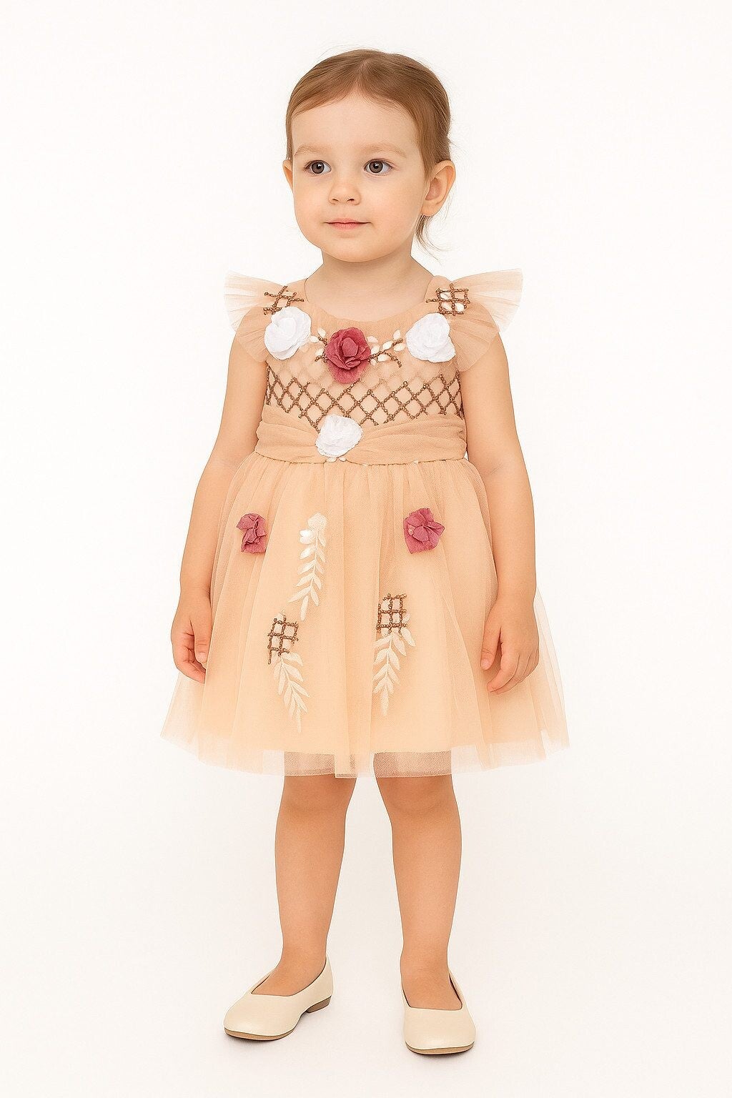 Partykleid Prinzessin Kleid, Festkleid, Abendkleid, Spitze, 100% Baumwolle