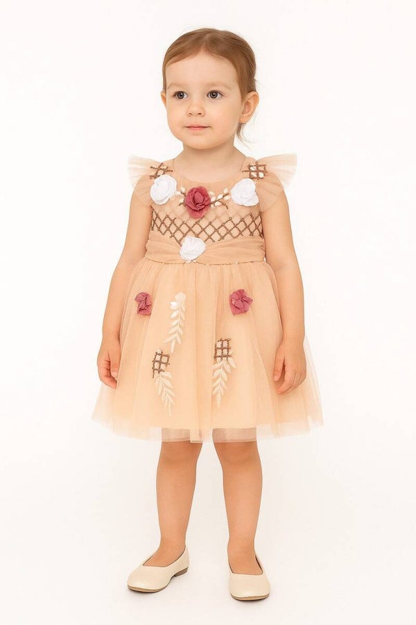 Partykleid Prinzessin Kleid, Festkleid, Abendkleid, Spitze, 100% Baumwolle