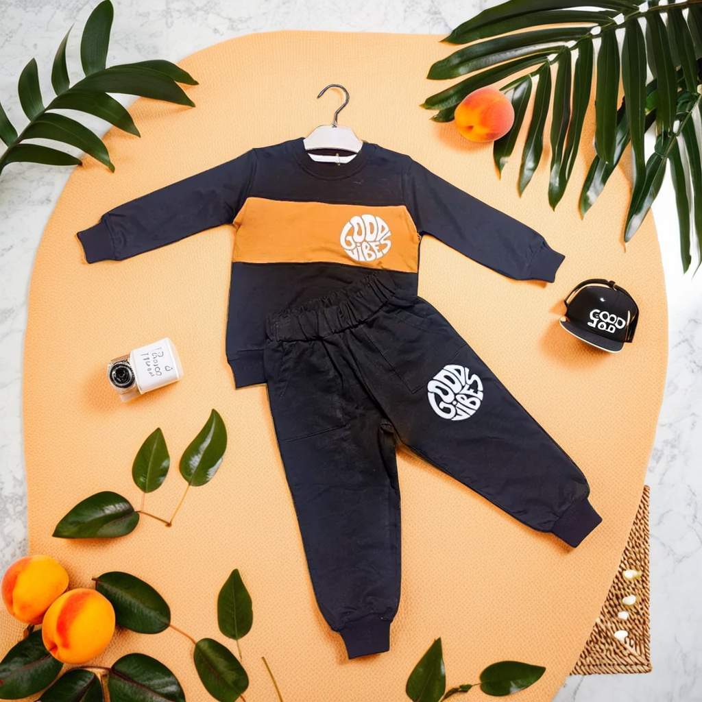 Jungen Freizeitanzug - Nikilori Kids - blau/schwarz