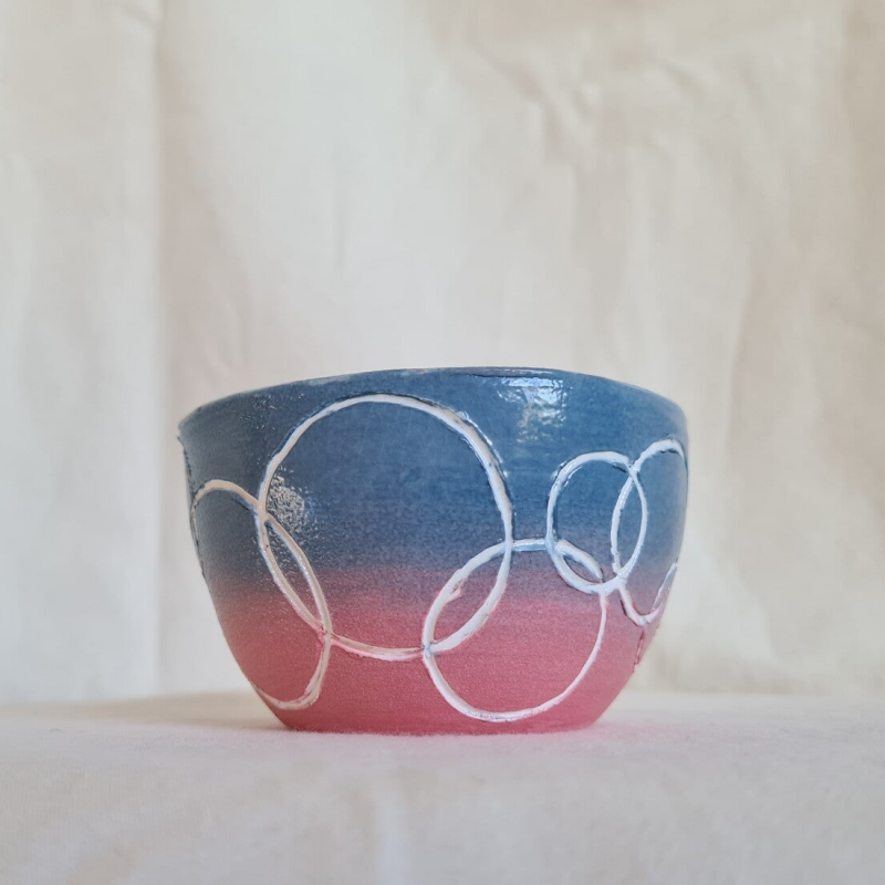 porseleine schaaltje cirkels