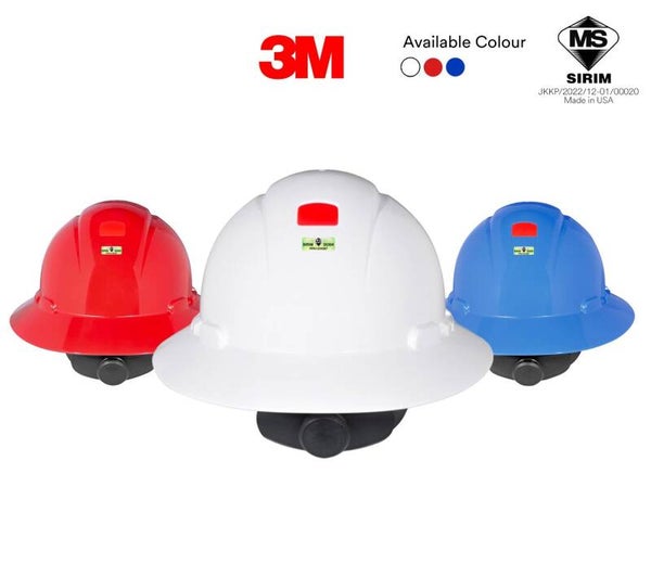3M™ SecureFit™ Full Brim Hard Hat H-808SFR-UV (SIRIM/DOSH)