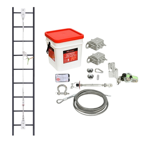 KSTRONG - Vertical Ladder Lifeline Kit 10M