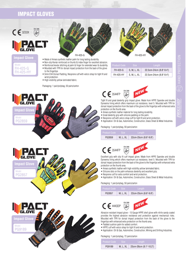 PROGUARD IMPACT GLOVE