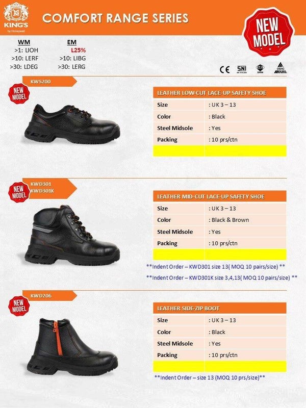 King's Safety Shoe (SIRIM/DOSH)