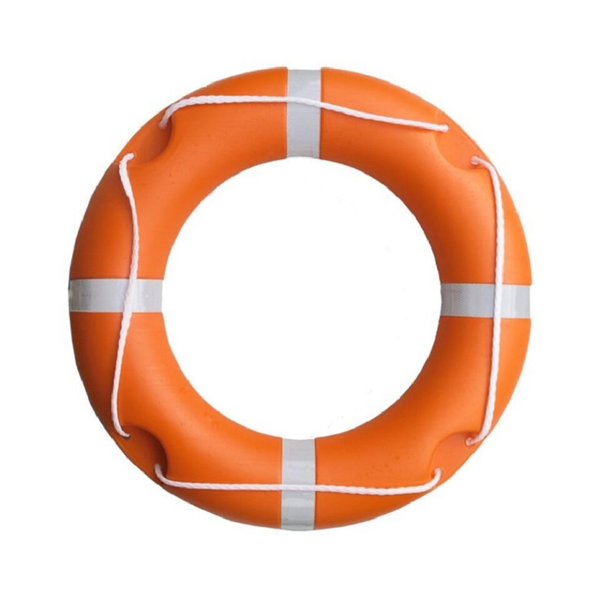LIFE BUOY WITH SIDE ROPE & REFLECTOR