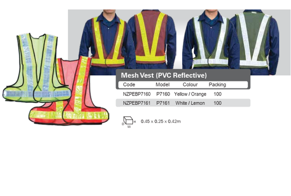 Mesh Vest (PVC Reflective)
