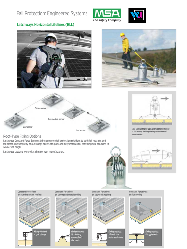 MSA Latchways Horizontal Lifelines (HLL)