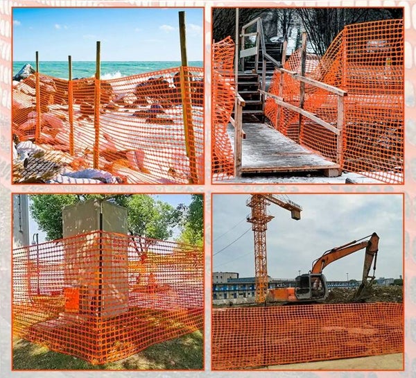 Construction Safety Fence - Orange
