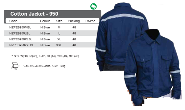 Safety Jacket (Cotton Jacket - 950)