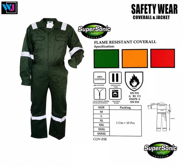 Flame Resistance Coverall (Supersonic) (SIRIM/DOSH)