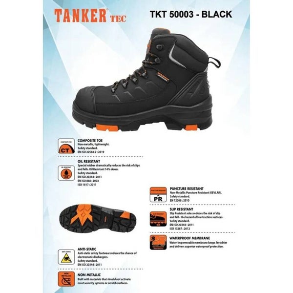 Tanker - TKT 50003 Safety Boots Shoe