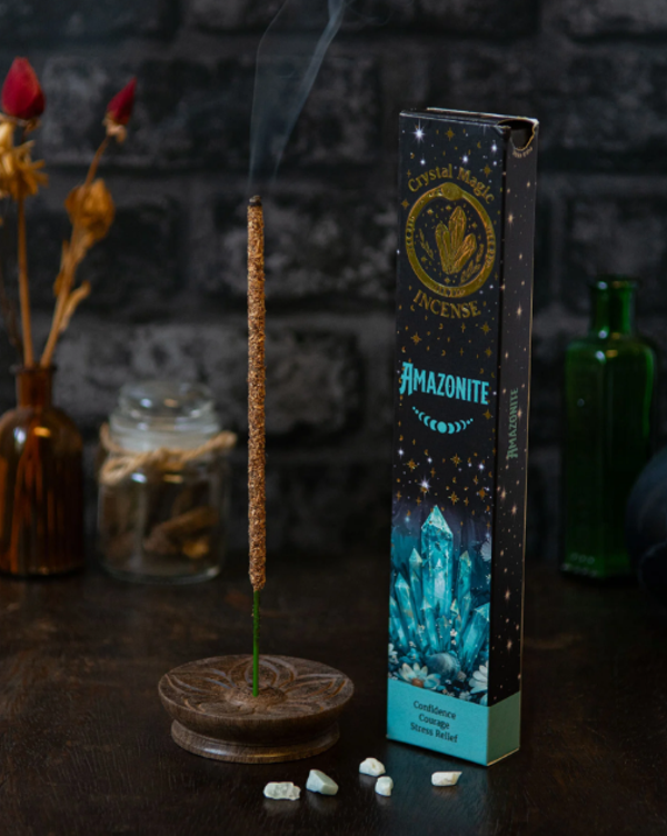 Amazonite Crystal Magic Incense