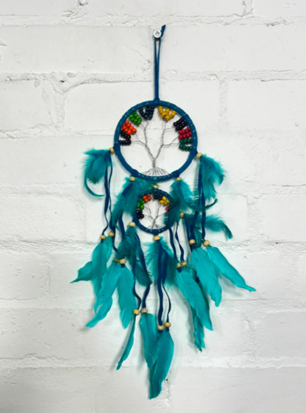 Turquoise Tree of Life Dreamcatcher