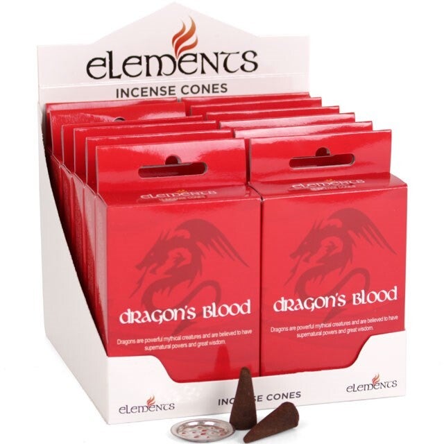 Dragon's Blood Incense Cones by Elements