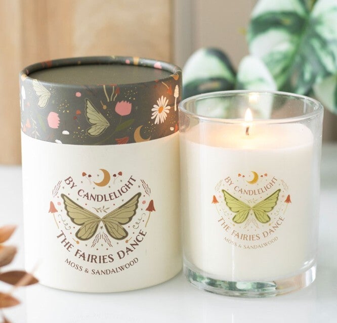 Moss & Sandalwood Fairy Candle
