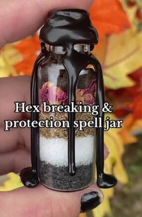 Hex/ Curse Breaker Spell Jar