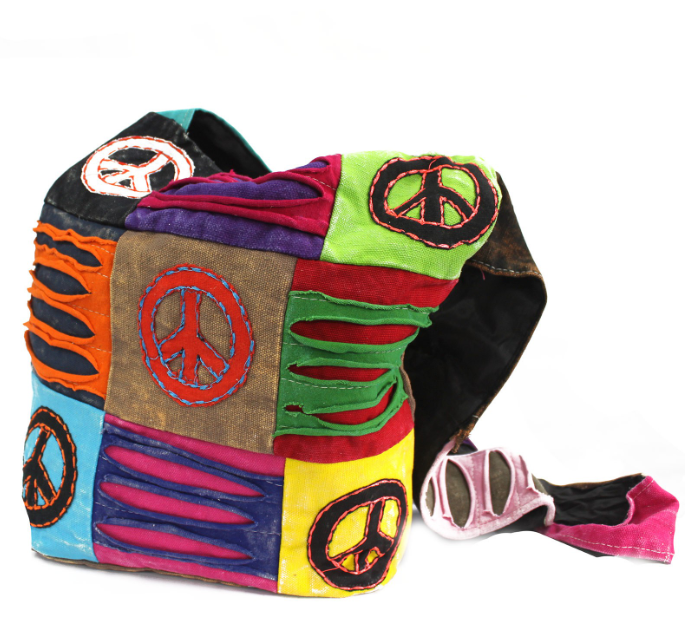 Hippie Peace Bag