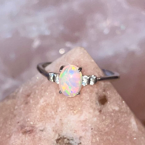 Fire Opal Ring