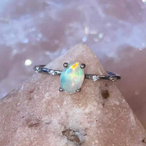 Fire Opal Ring