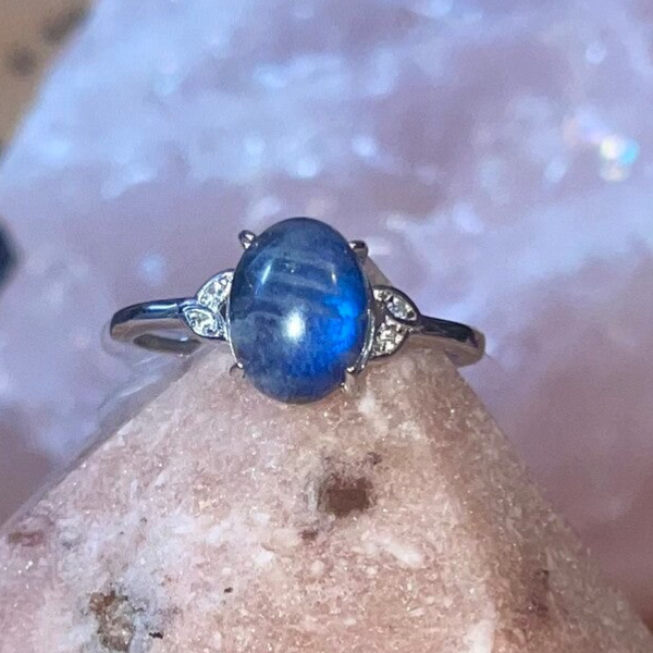 Midnight Blue Labradorite Ring