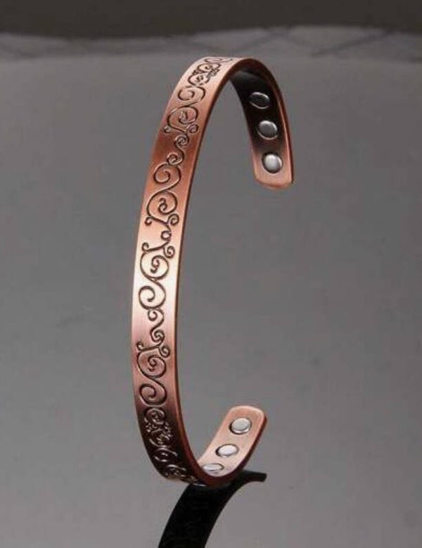 Pure Copper Vine Bangle