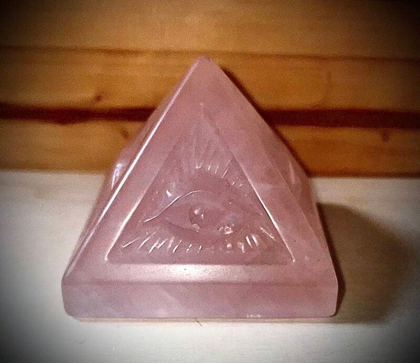 Rose Quartz Pyramid