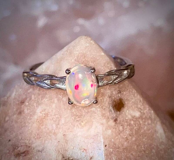 Fire Opal Ring