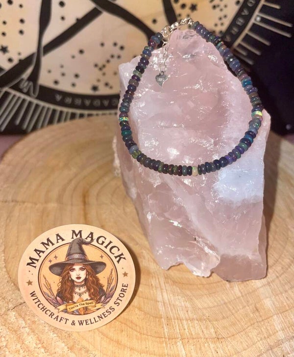 Dark Fire Opal Bracelet