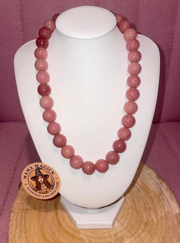 Sunstone Crystal Bead Necklace