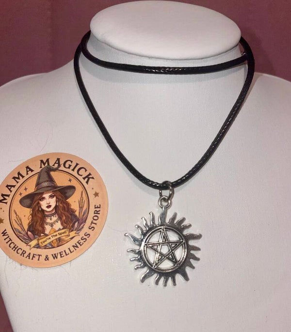Sun Pentacle Necklace