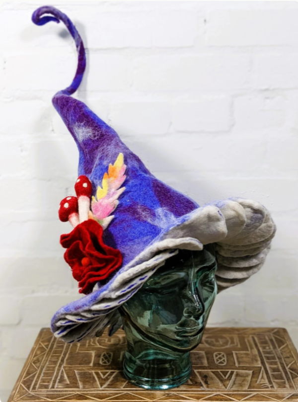 Purple Mushroom Hat